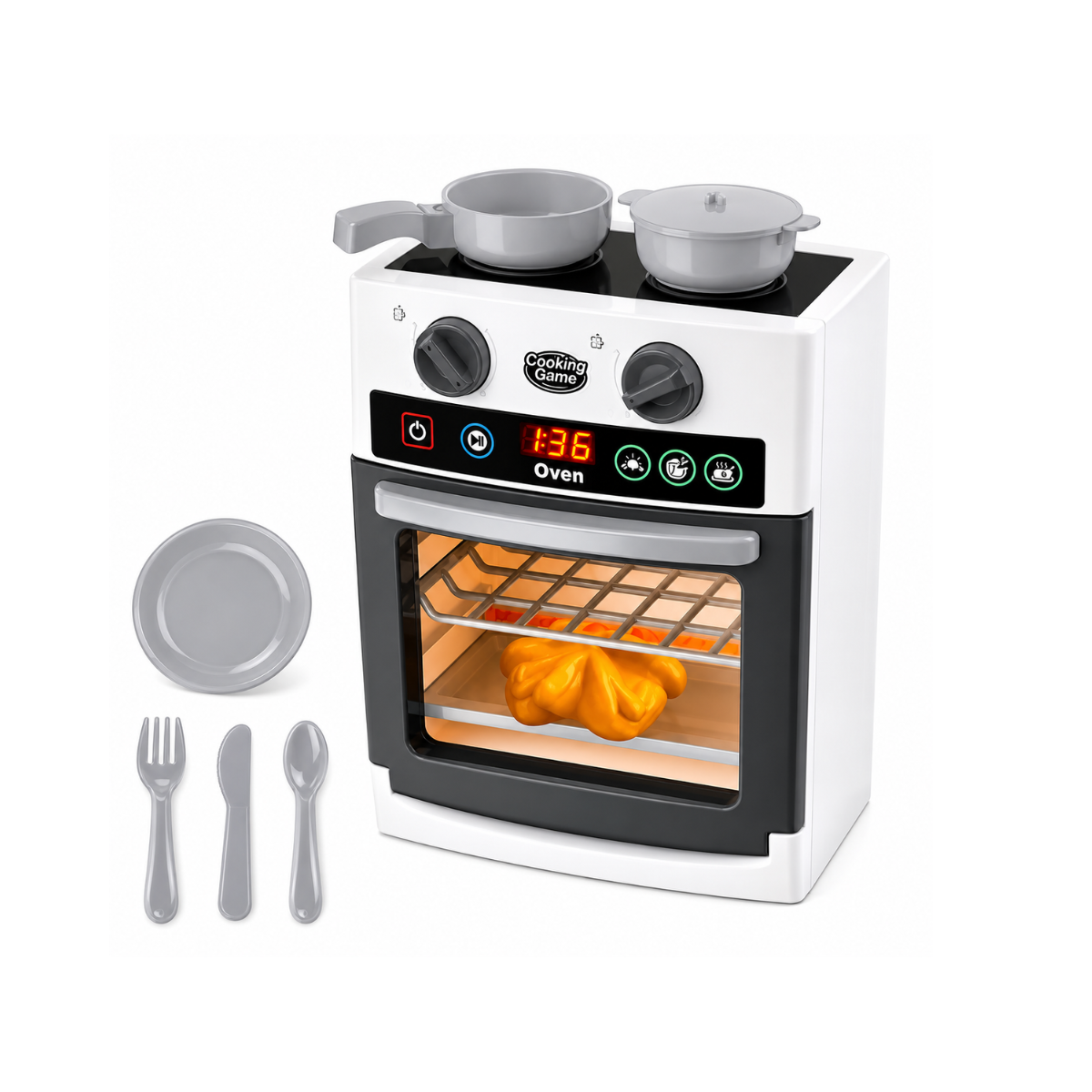 Mini Electro Horno de Juguete con Accesorios