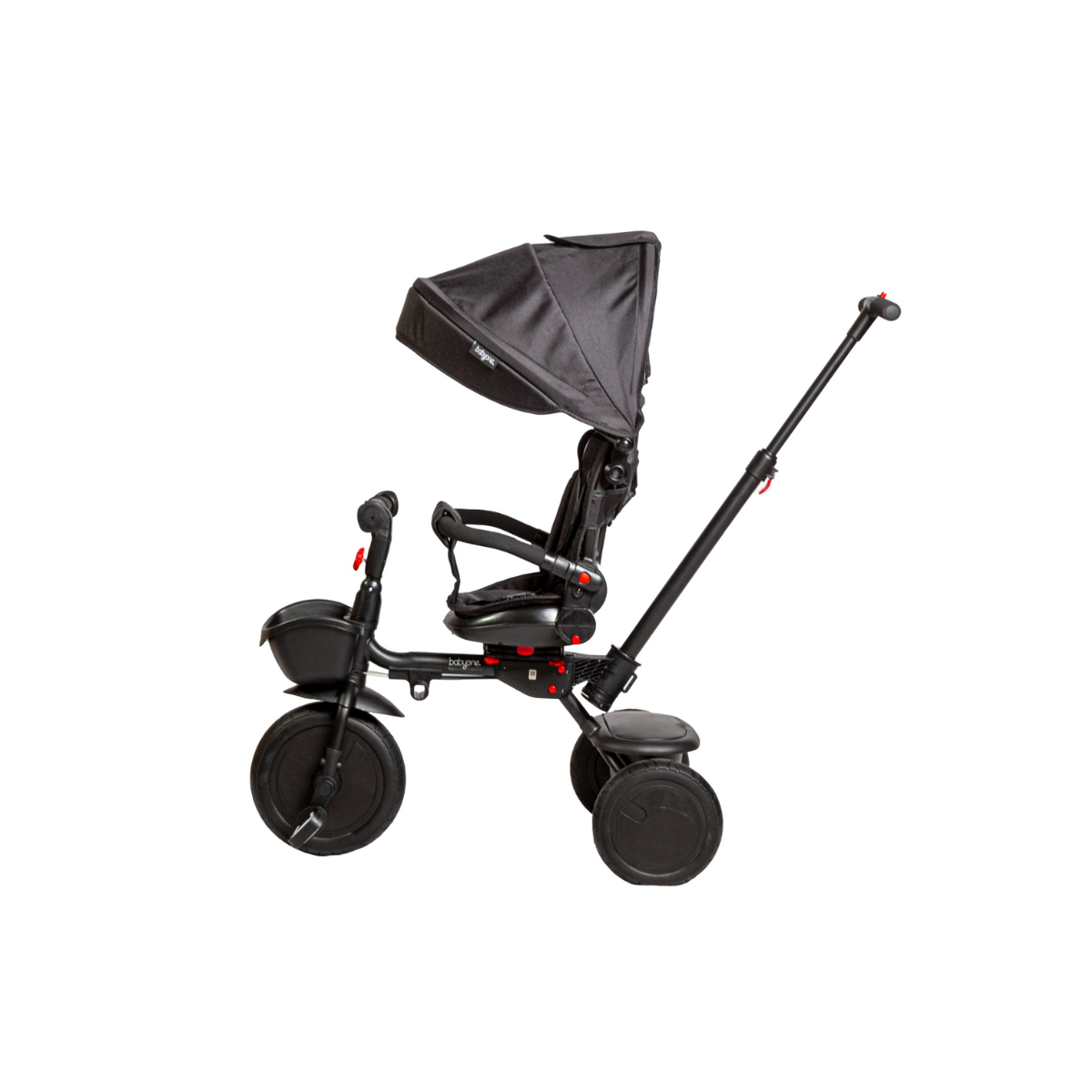 Triciclo Con Capota 360° Plegable Negro