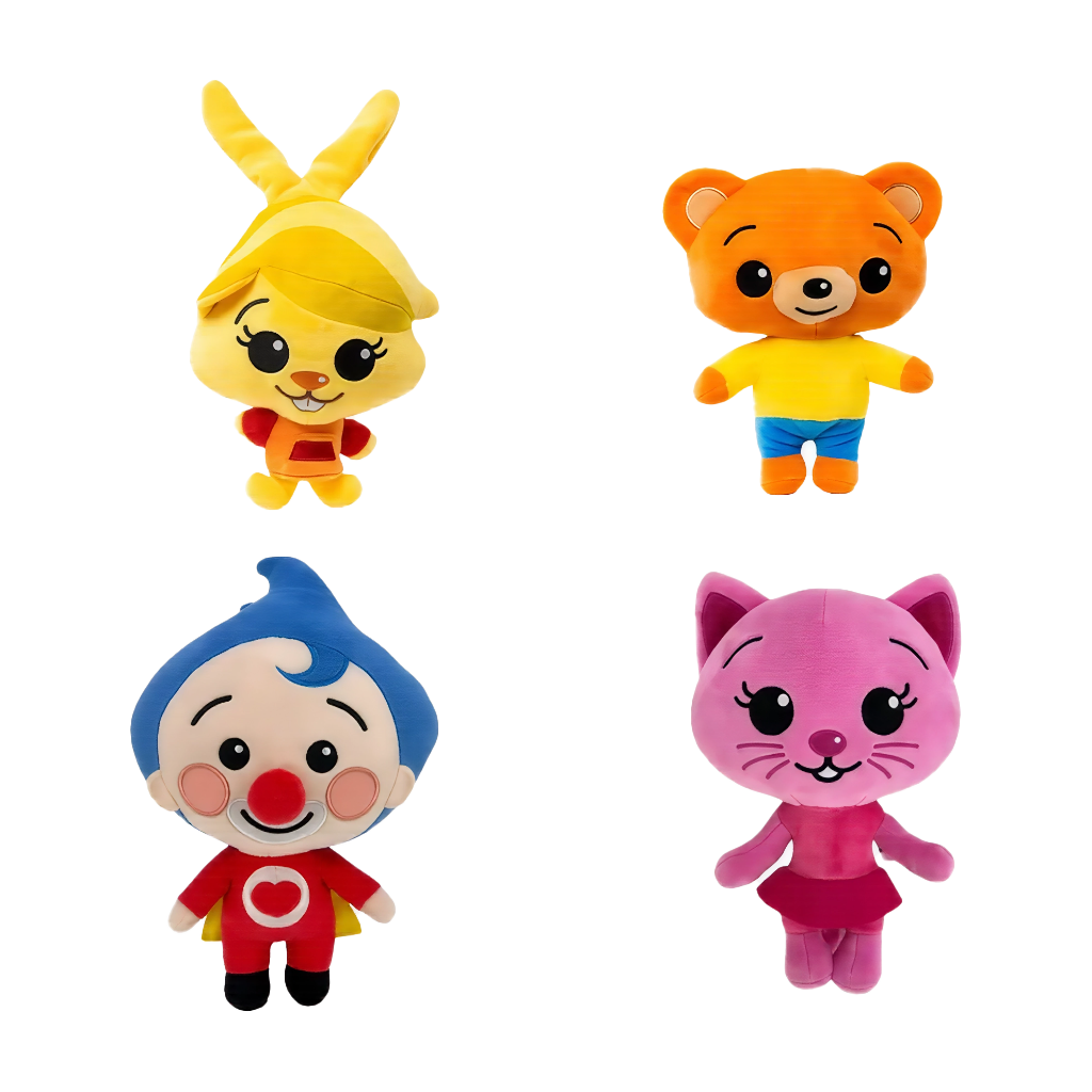 Peluche Plim Plim y Amigos Con Sonido Coleccionable de 20cm