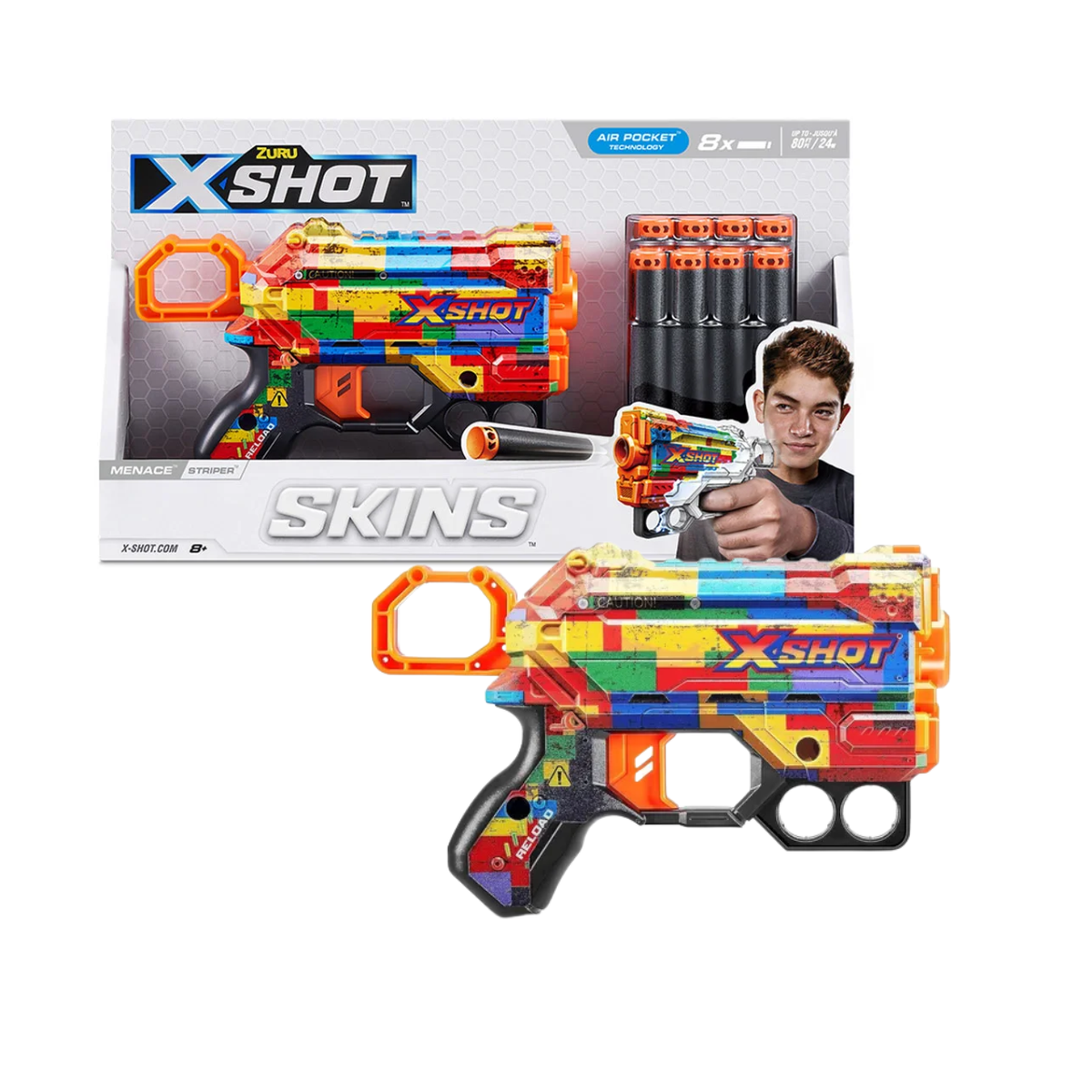 Pistola Lanza Dardos  X-shot Skins Menace