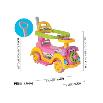 Andarín Ring Car 2 En 1 C/barral