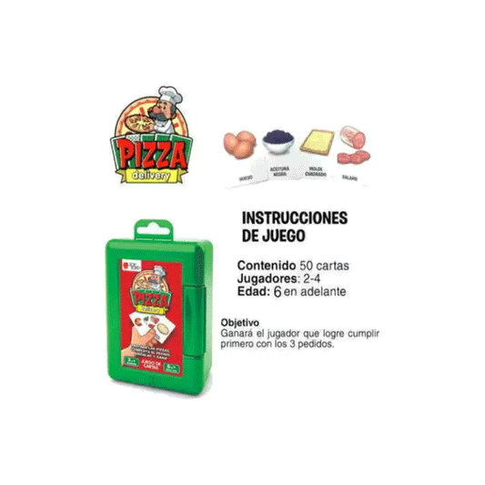 Juego De Cartas Pizza Delivery Top Toys