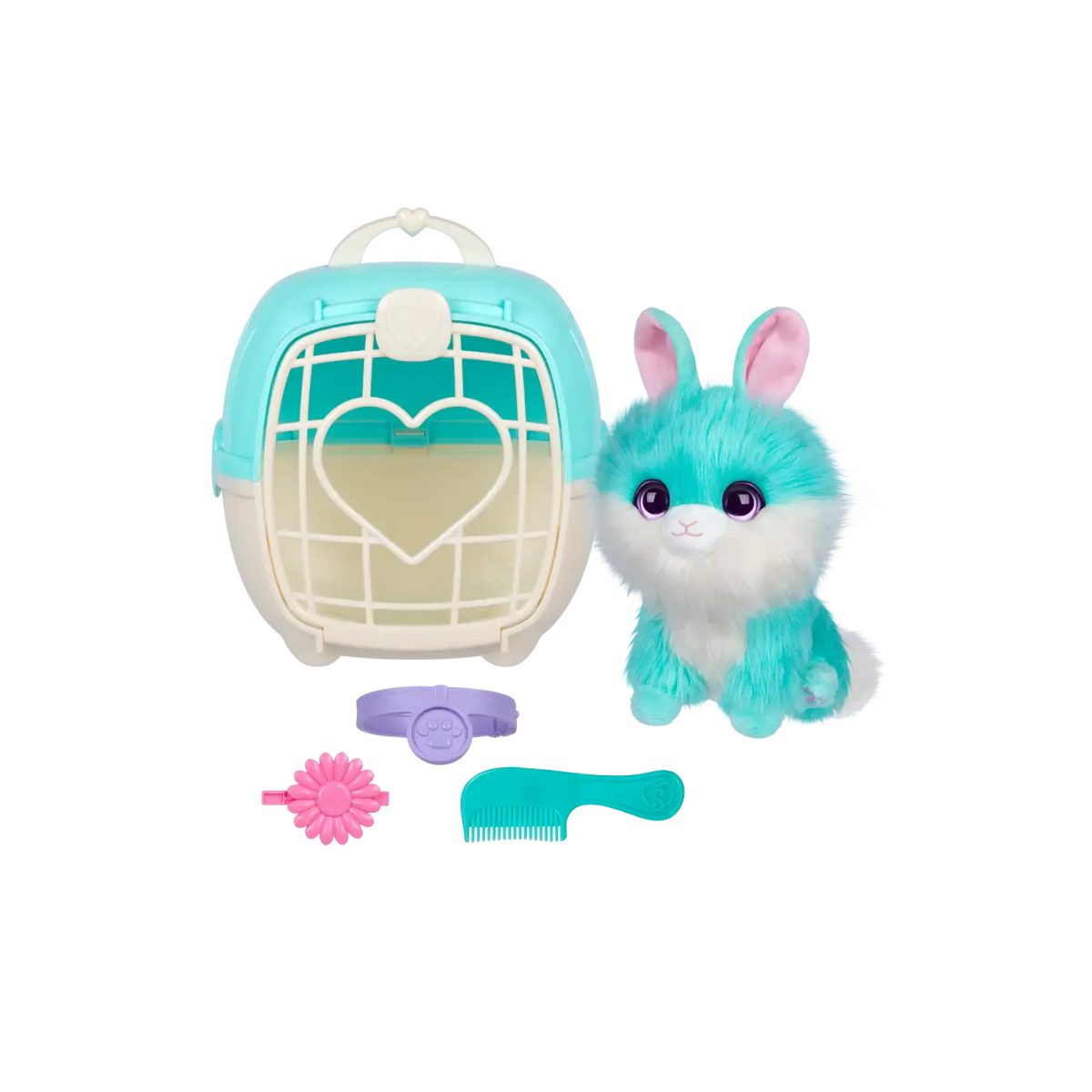 Scruff-a-Luvs 326 Celeste - Mascota de Peluche Sorpresa (Cachorro/Conejito/Gatito)