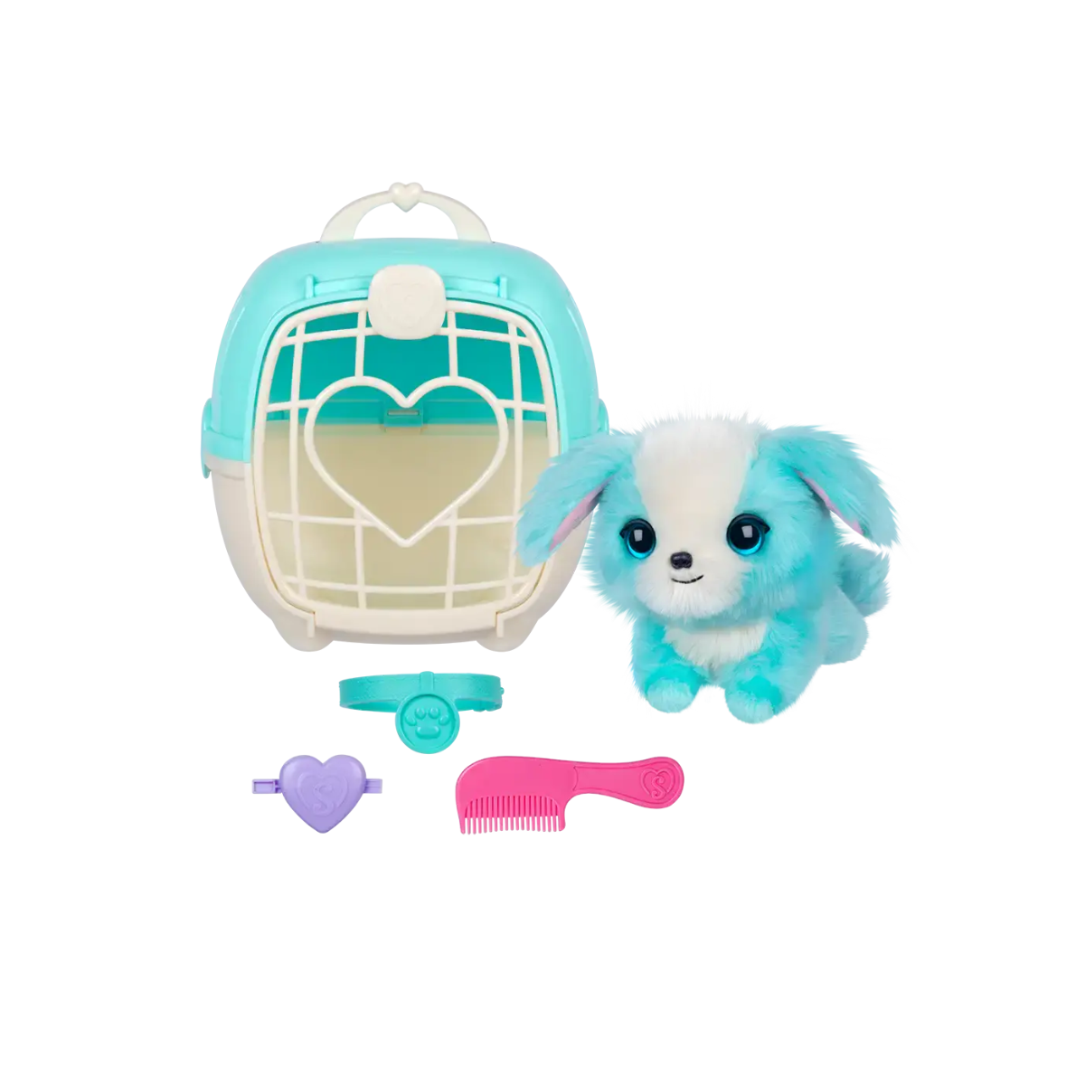 Scruff-a-Luvs 326 Celeste - Mascota de Peluche Sorpresa (Cachorro/Conejito/Gatito)