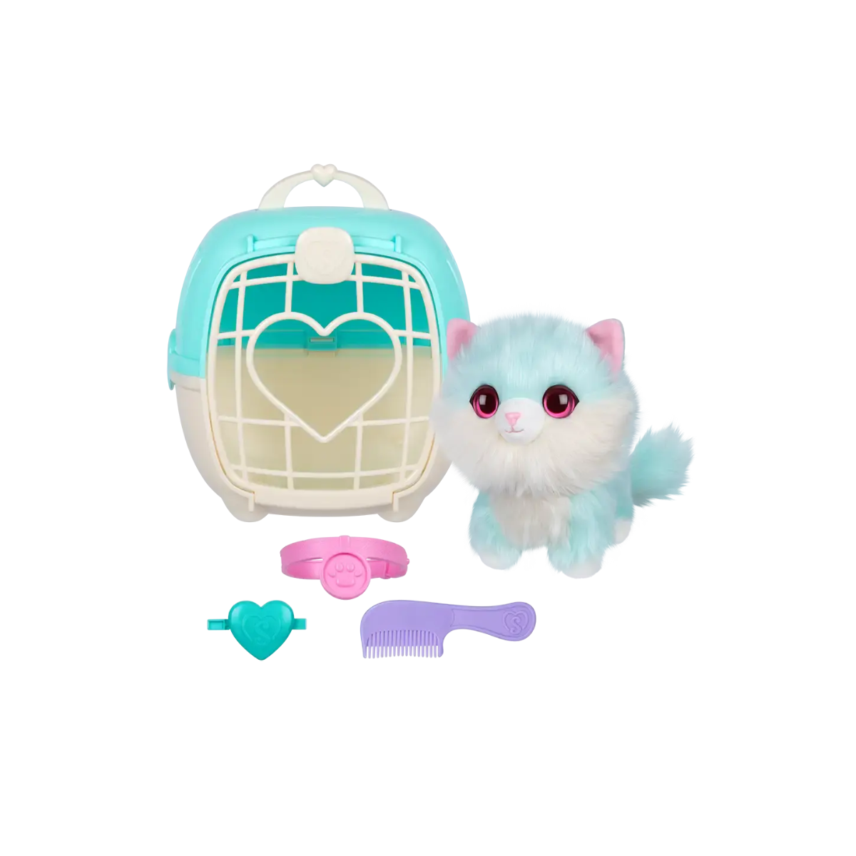 Scruff-a-Luvs 326 Celeste - Mascota de Peluche Sorpresa (Cachorro/Conejito/Gatito)