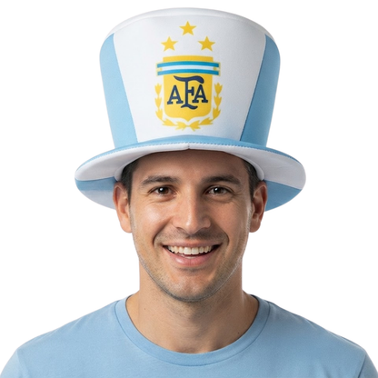 Sombrero Galera Argentina con Escudo 15cm
