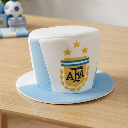 Sombrero Galera Argentina con Escudo 15cm