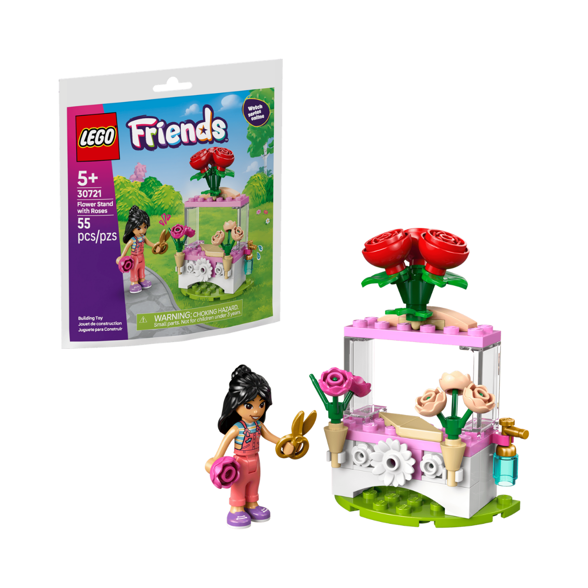 LEGO® Friends Puesto de Flores con Rosas