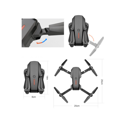 Mini Drone Con Cámara E88 Pro