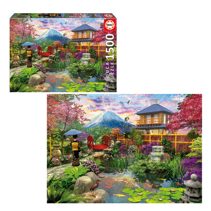 Puzzle Jardín Japonés Japanese Garden 1500 Piezas Educa