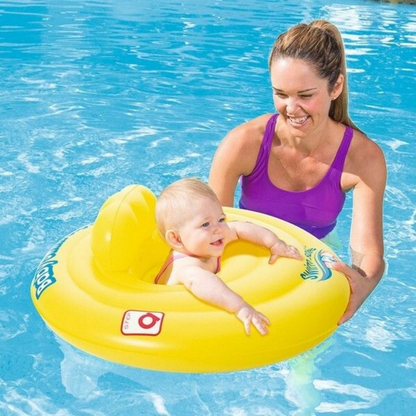 Asiento Flotador Inflable Doble Anillo Swim Safe 69 cm - Para Bebés