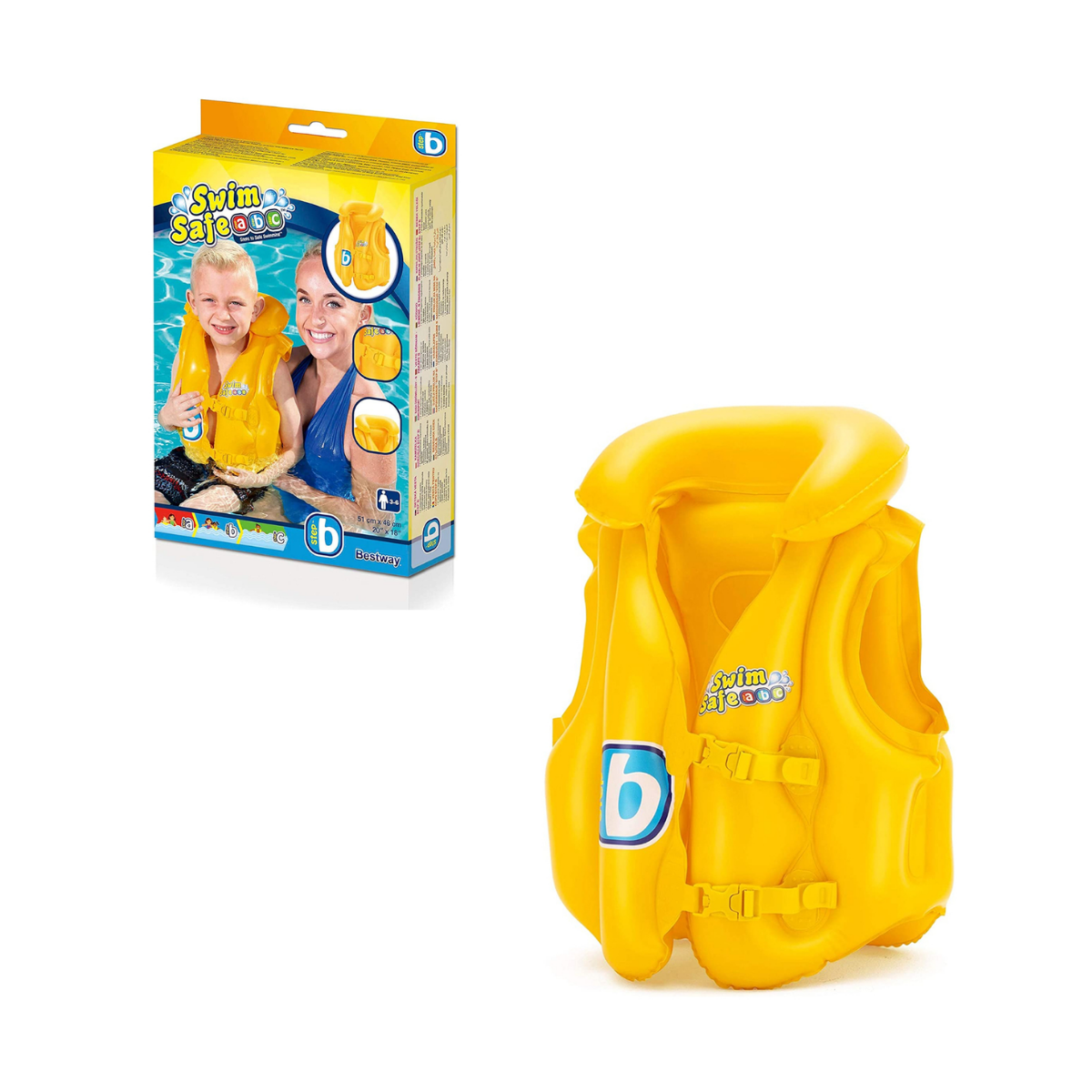 Set Chaleco Salvavidas Infantil + Juguete Acuático