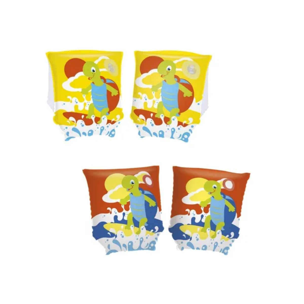 Bracitos Flotadores Inflables Tortugas 23x15 cm