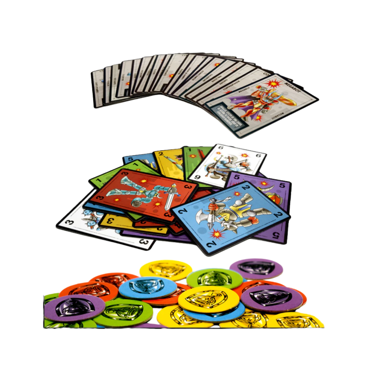 Juego de mesa de cartas Robots Maldon