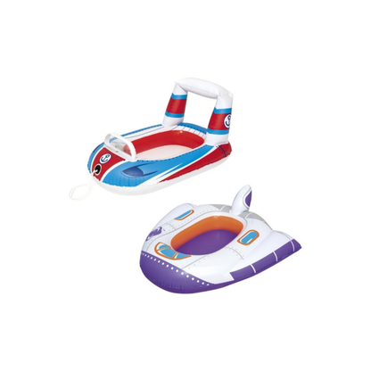 Asiento Flotador Inflable para Bebés Bestway - Diseño Avión/Nave con Manija