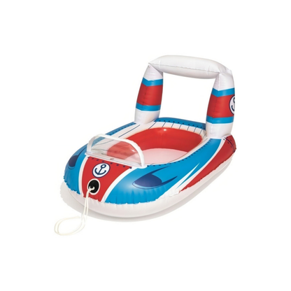 Asiento Flotador Inflable para Bebés Bestway - Diseño Avión/Nave con Manija