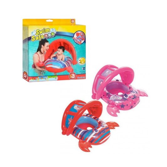 Asiento Flotador Cangrejo para Bebés 86x66 cm Surtido