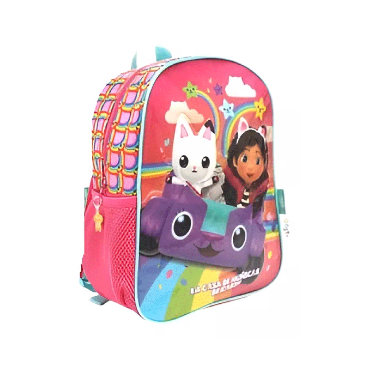 Mochila 12 Espalda Gabby Dollhouse Arco Iris