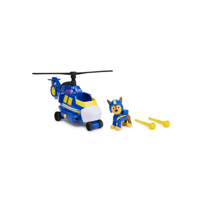 Vehículo Helicóptero Con Figura Chase Paw Patrol Vulcanita
