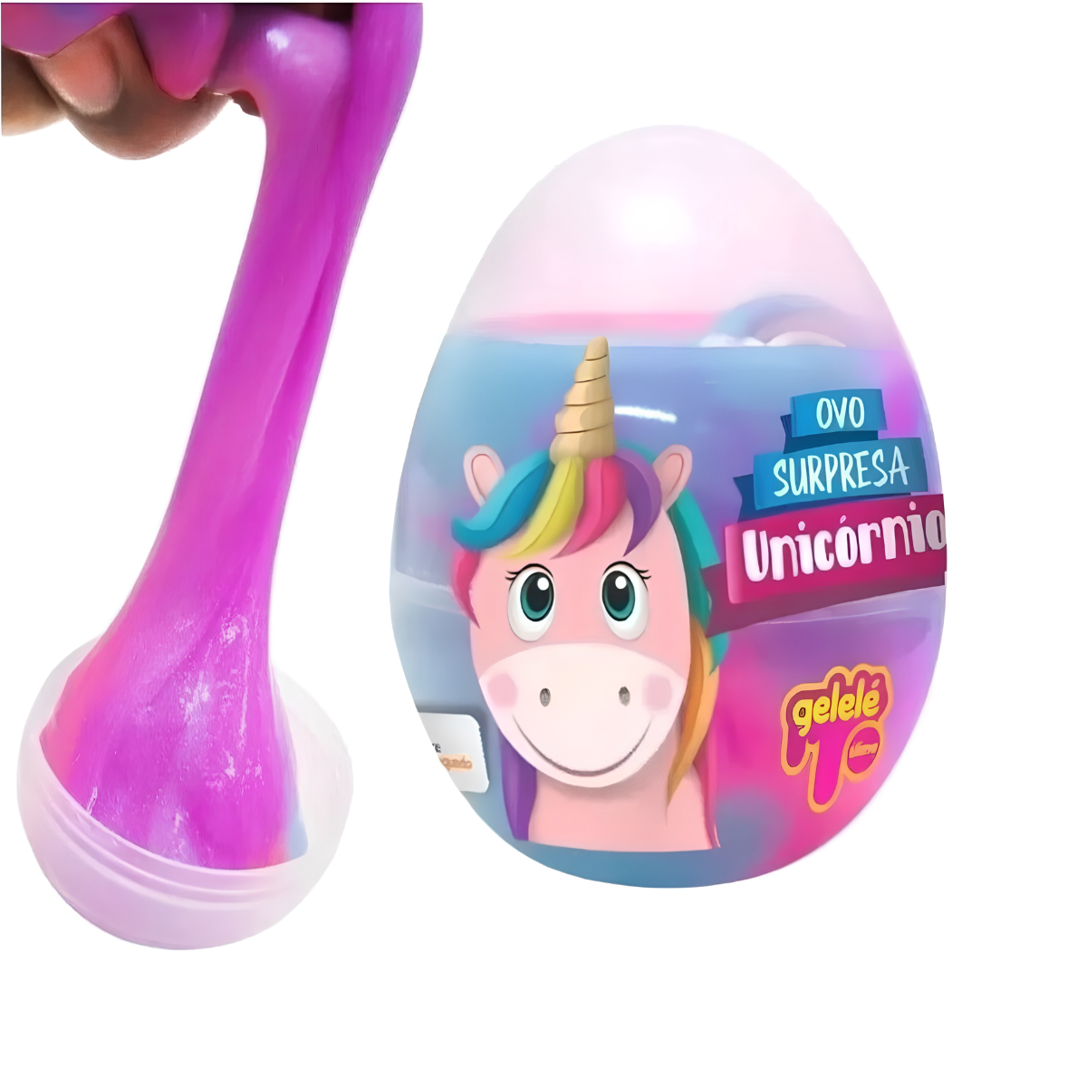 Slime Gelelé Huevo Sorpresa Unicornio