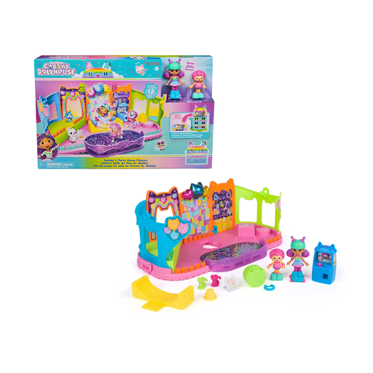 Gabby’s Dollhouse Rooftop Party Room Playset - Sala de Fiestas y Figuras Exclusivas