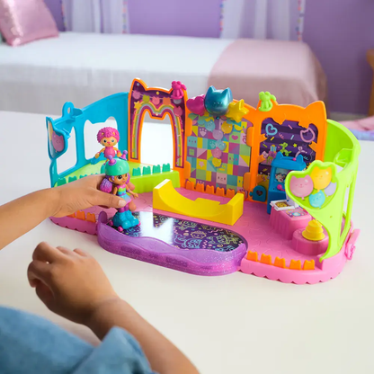Gabby’s Dollhouse Rooftop Party Room Playset - Sala de Fiestas y Figuras Exclusivas