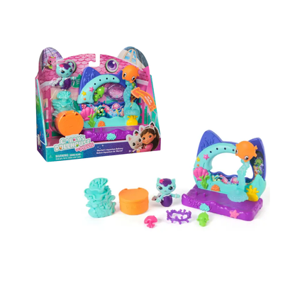 Gabby’s Dollhouse Playset Balcón Acuario de Mercat - 7 Piezas