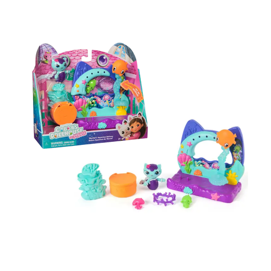 Gabby’s Dollhouse Playset Balcón Acuario de Mercat - 7 Piezas