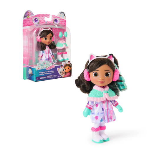 Gabby’s Dollhouse Figura Gabby 15 cm Sweetest Treat (Vestimenta de Invierno)