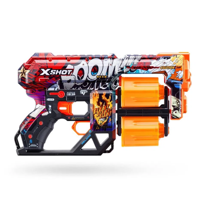 Pistola X-Shot Skins Dread Boom 12 Darts