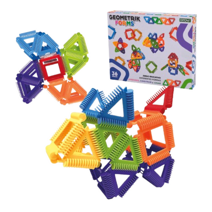 Juego De Mesa Geometrik Forms 36 piezas Ditoys