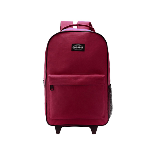 Mochila con Carro GoodPak Bordo 17” Escolar