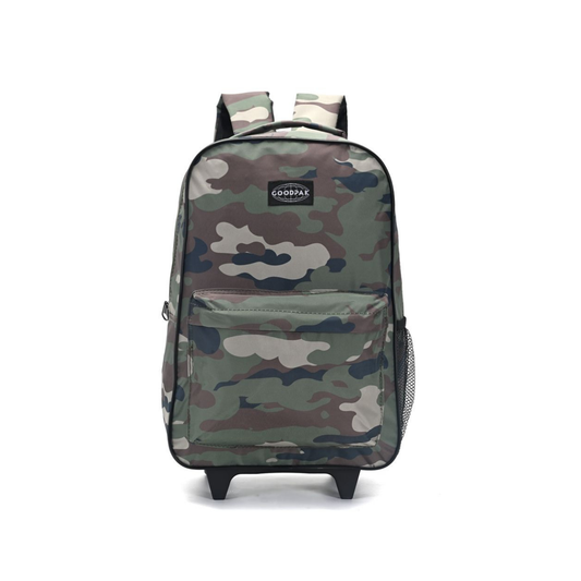 Mochila con Carro GoodPak Camuflada 17” Escolar