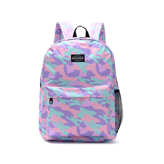 Mochila GoodPak Print Camuflada Pastel 17” Escolar