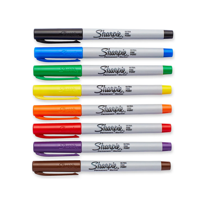 Set de Marcadores Sharpie Ultra Fino x 8 Colores Surtidos