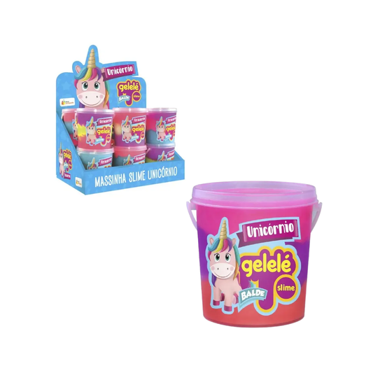 Balde Slime Gelelé Unicornio 457g