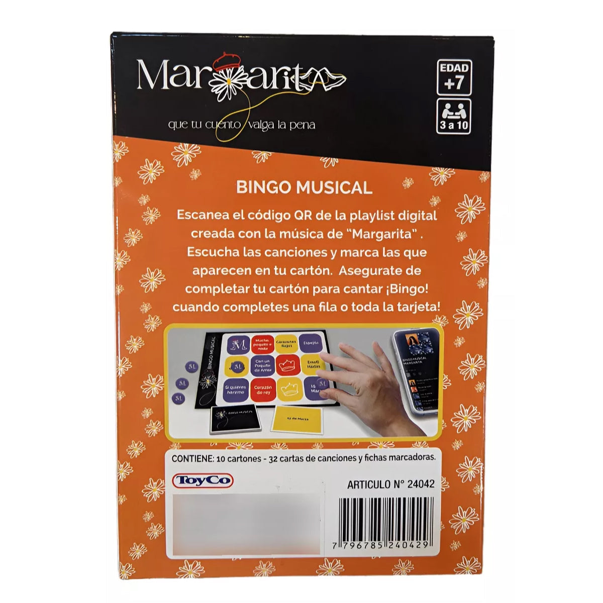 Juego De Mesa Margarita Bingo Musical Toyco