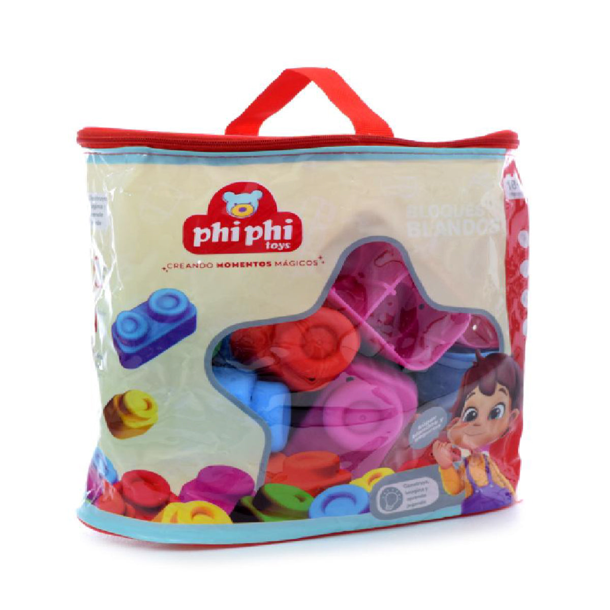 Juego De Bloques Soft 30 Piezas Phi Phi Toys