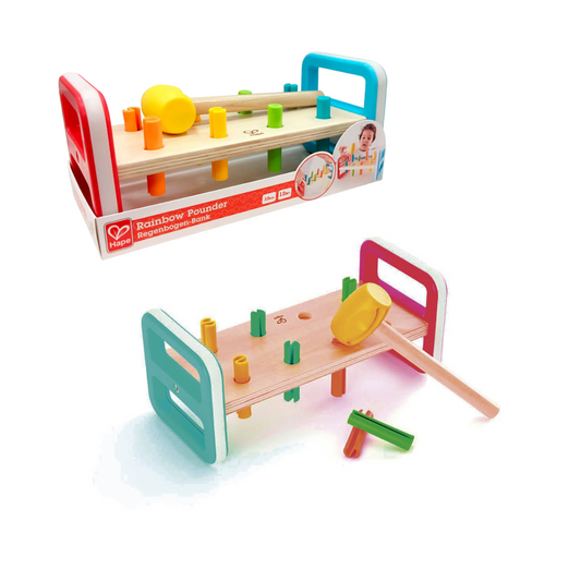 Juego Didáctico Banco de Descarga Arcoiris Hape Alparamis