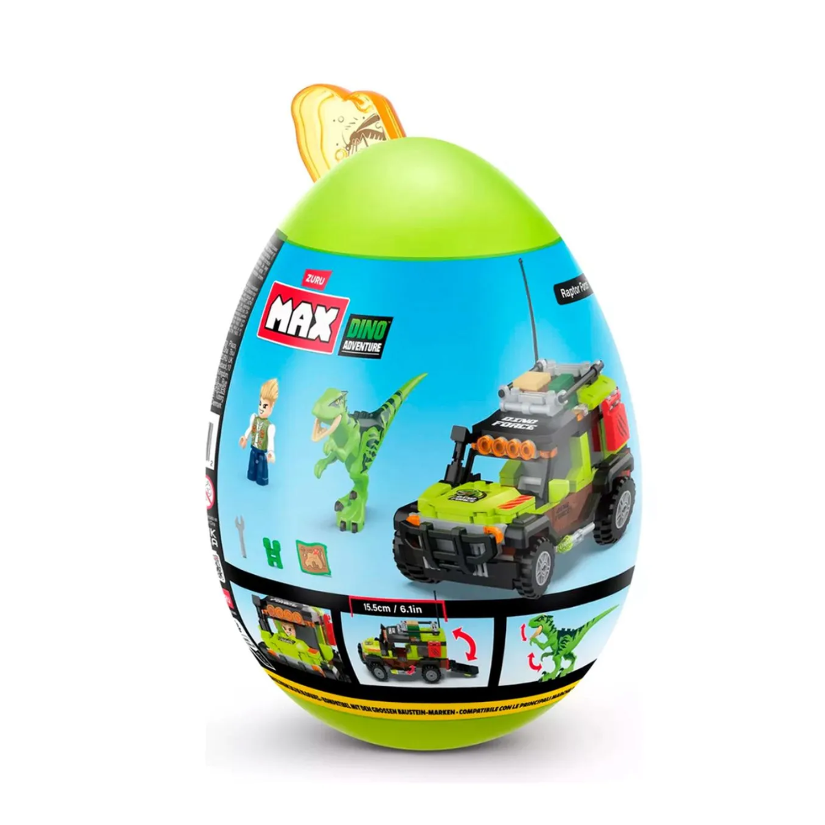 Set de Construcción Max Dino Adventure Raptor Force (252 Piezas)