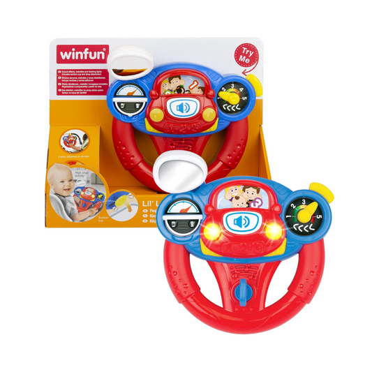 Volante Para Bebés Con Luz Y Sonido Winfun