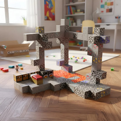 Cubos Magnéticos Mina 128 Piezas T033