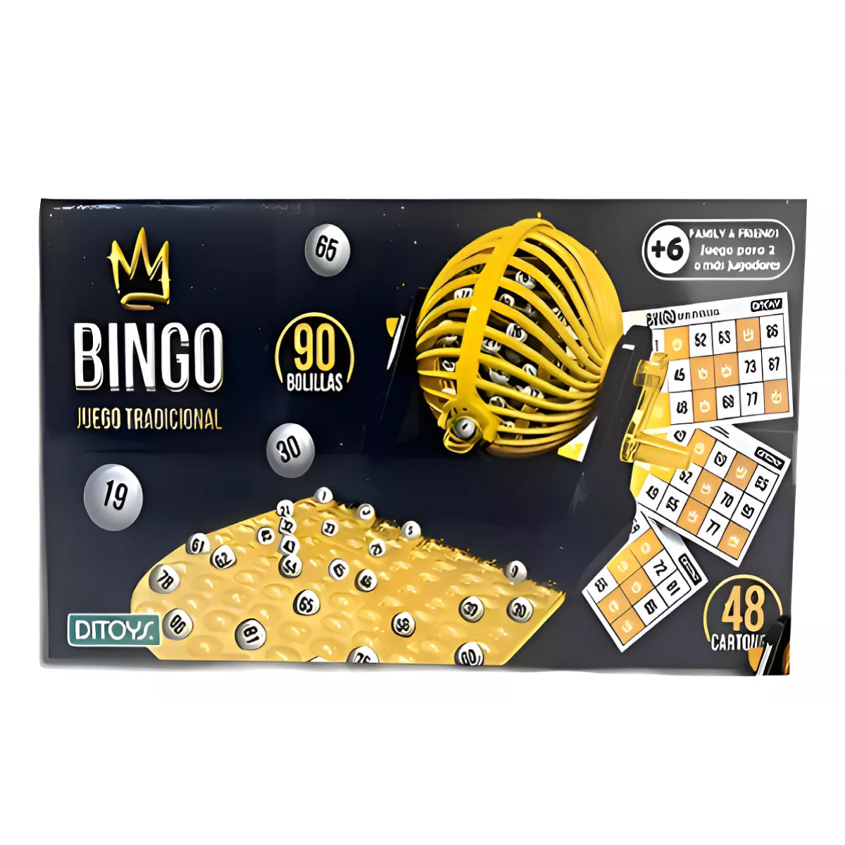 Juego De Mesa Bingo Con Bolillero Ditoys