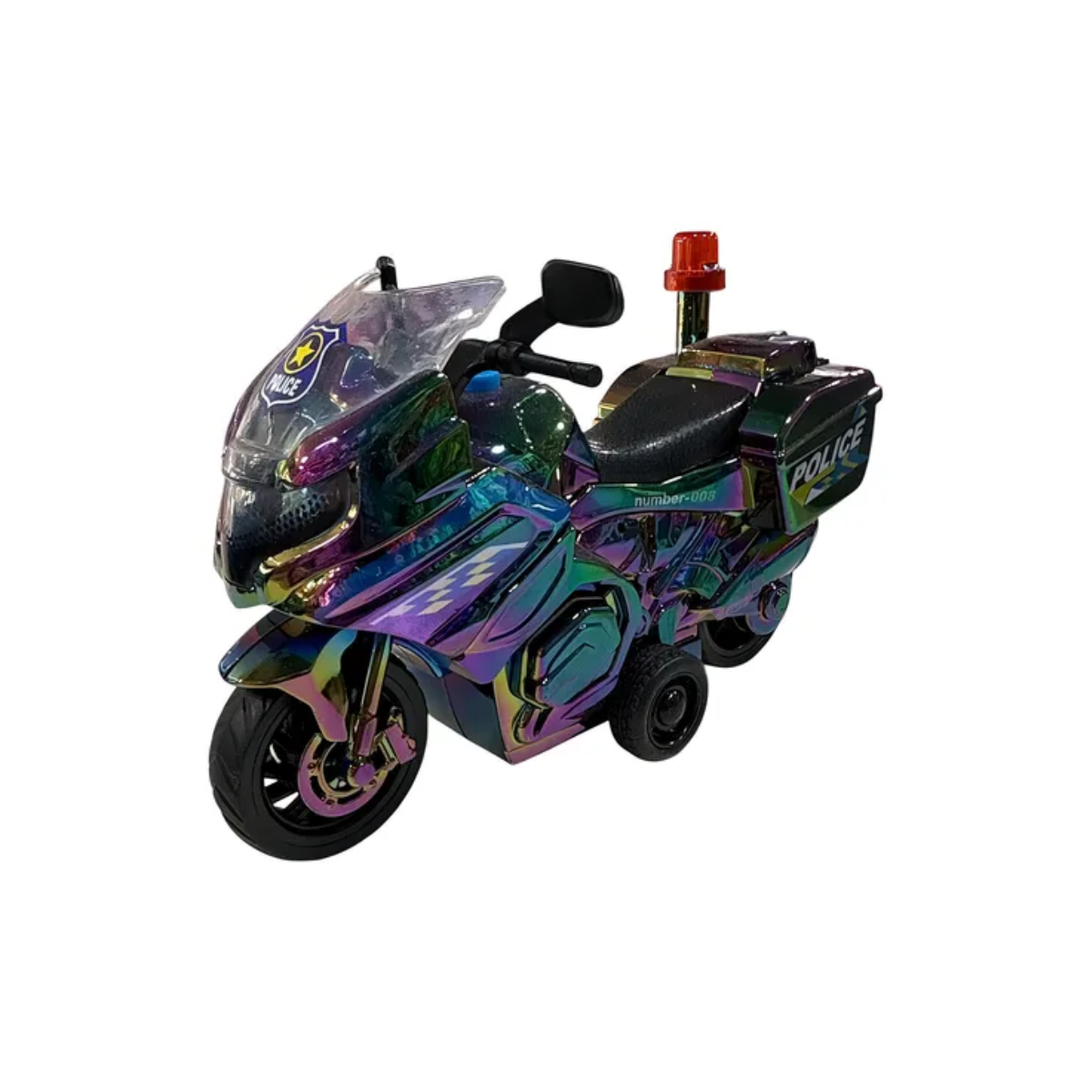 Motos Policia a Fricción Varios Colores