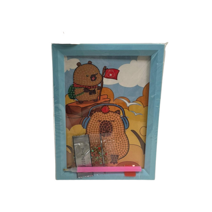 Capybara Cuadro de Diamond Painting