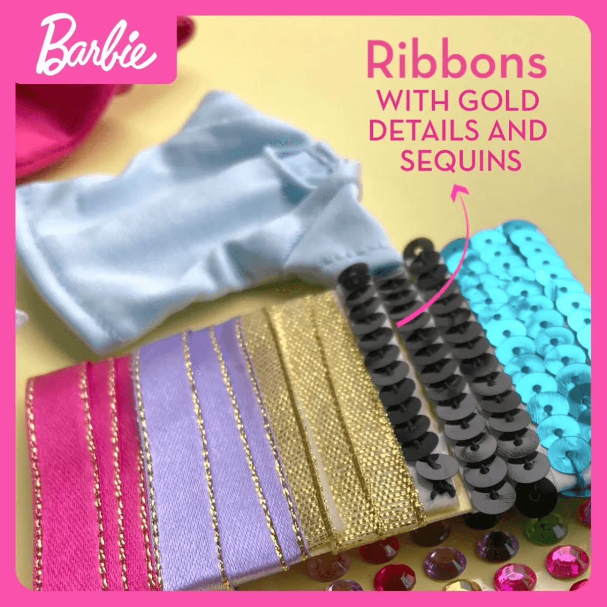 Barbie: Set de Ropa para Diseñar con Strass
