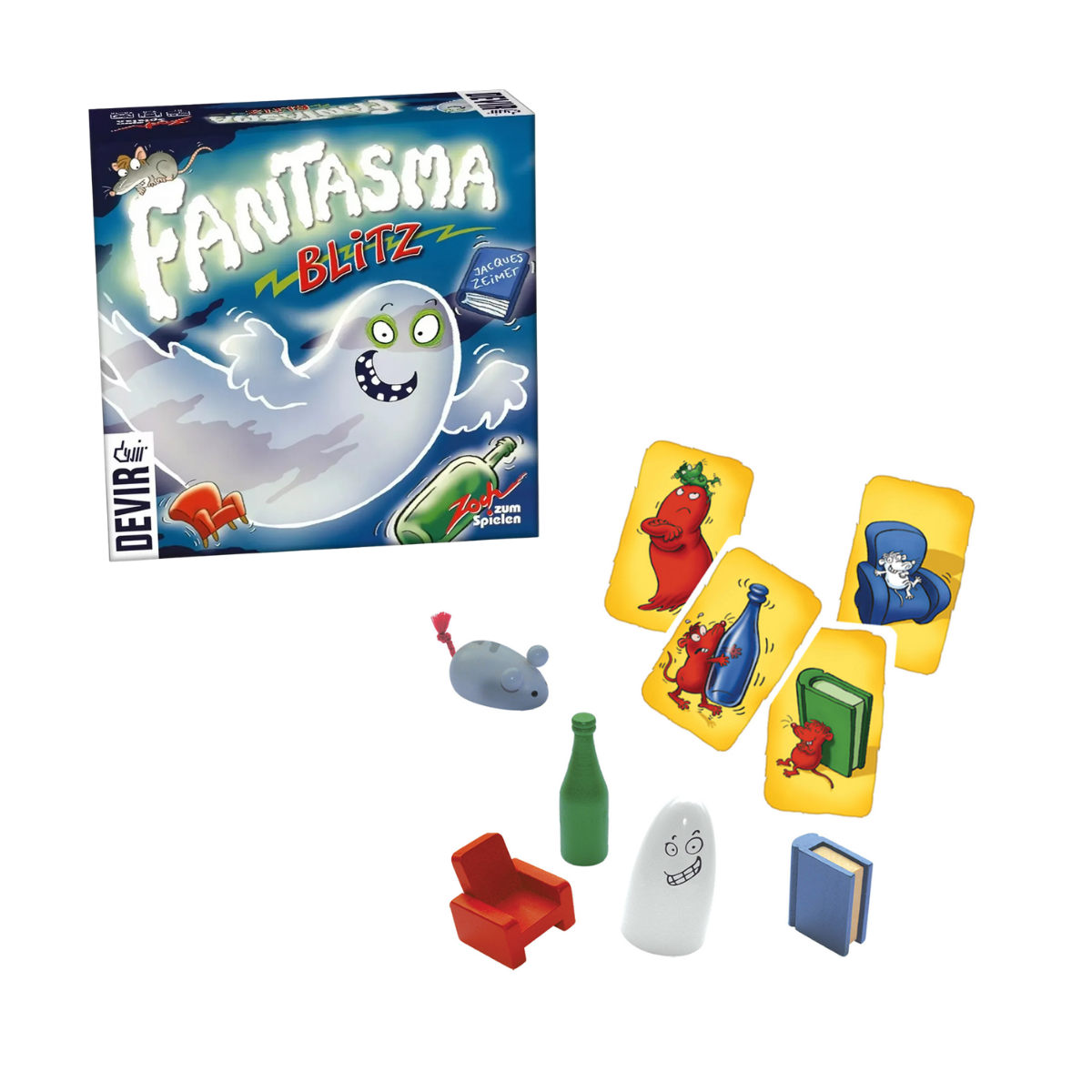 Juego de mesa de reflejos Fantasma Blitz Devir