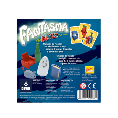 Juego de mesa de reflejos Fantasma Blitz Devir