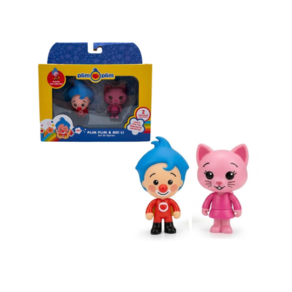 Set de Muñecos Semi Articulados Plim Plim x2