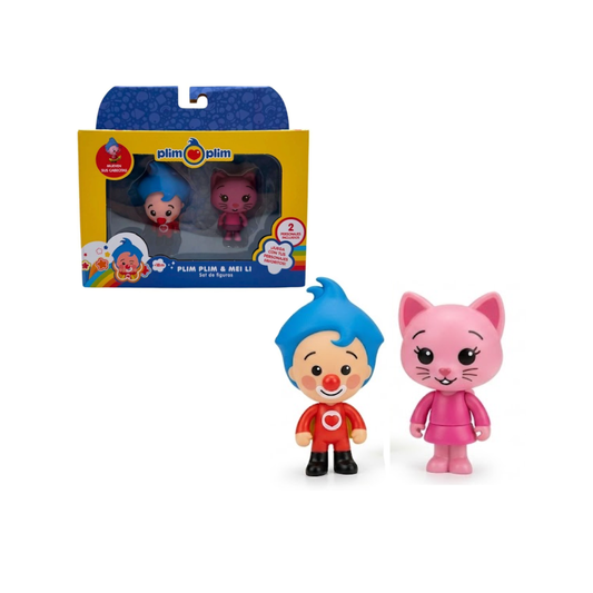 Set de Muñecos Semi Articulados Plim Plim x2